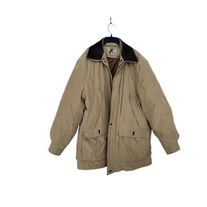 Rainforest Men's Tan and Black Jacket, Size XL